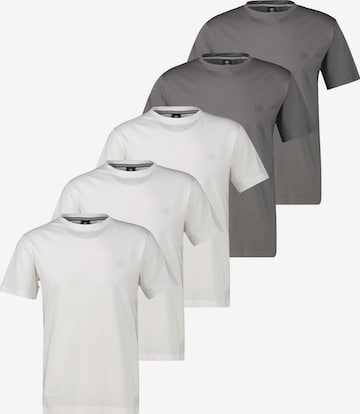 LERROS Shirt 'Basic' in Silber: Vorderseite