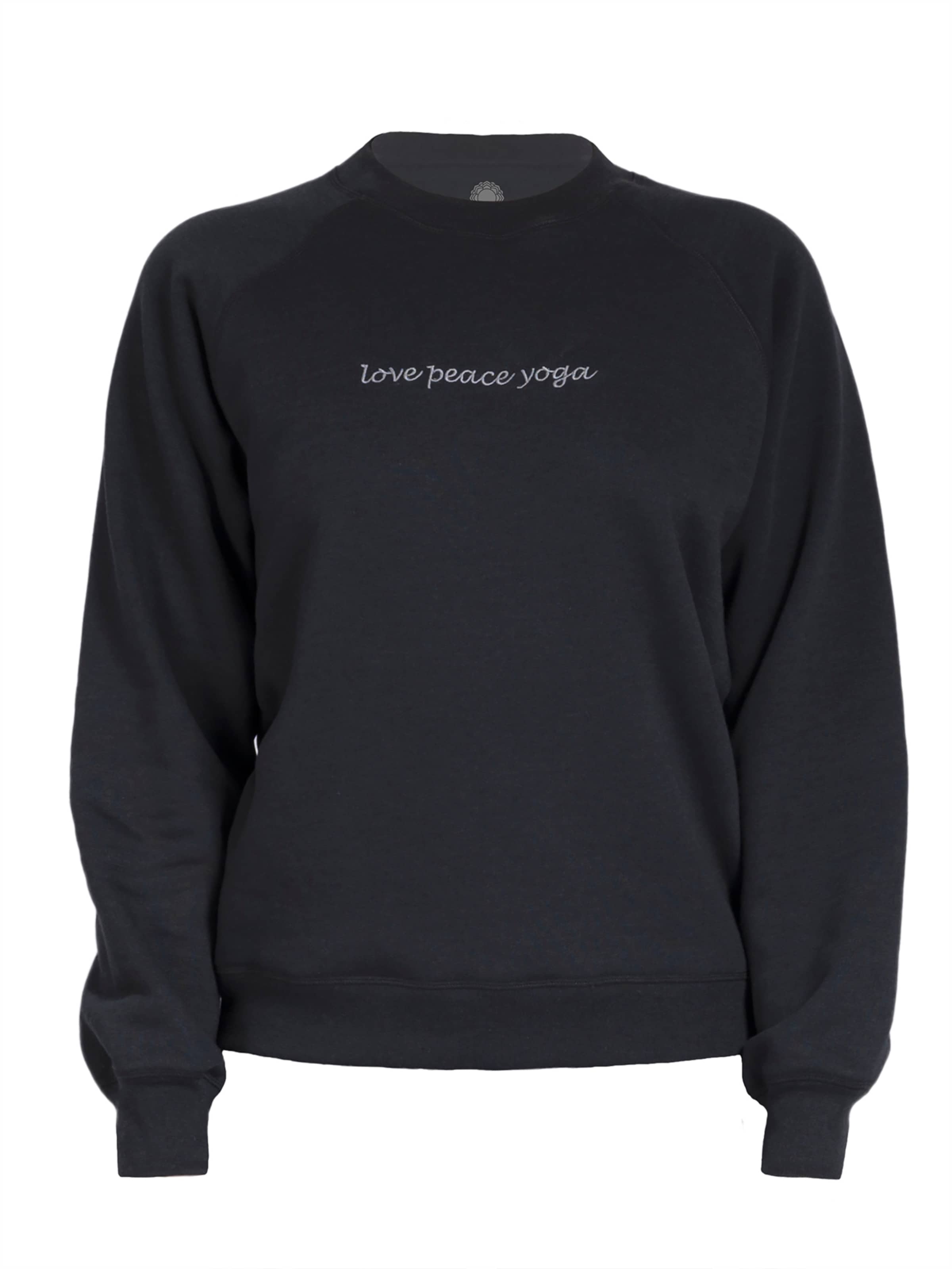 Magadi Sportsweatshirt 'Bella'‌‌‌‌‌‌‌ in Schwarz: Vorderseite