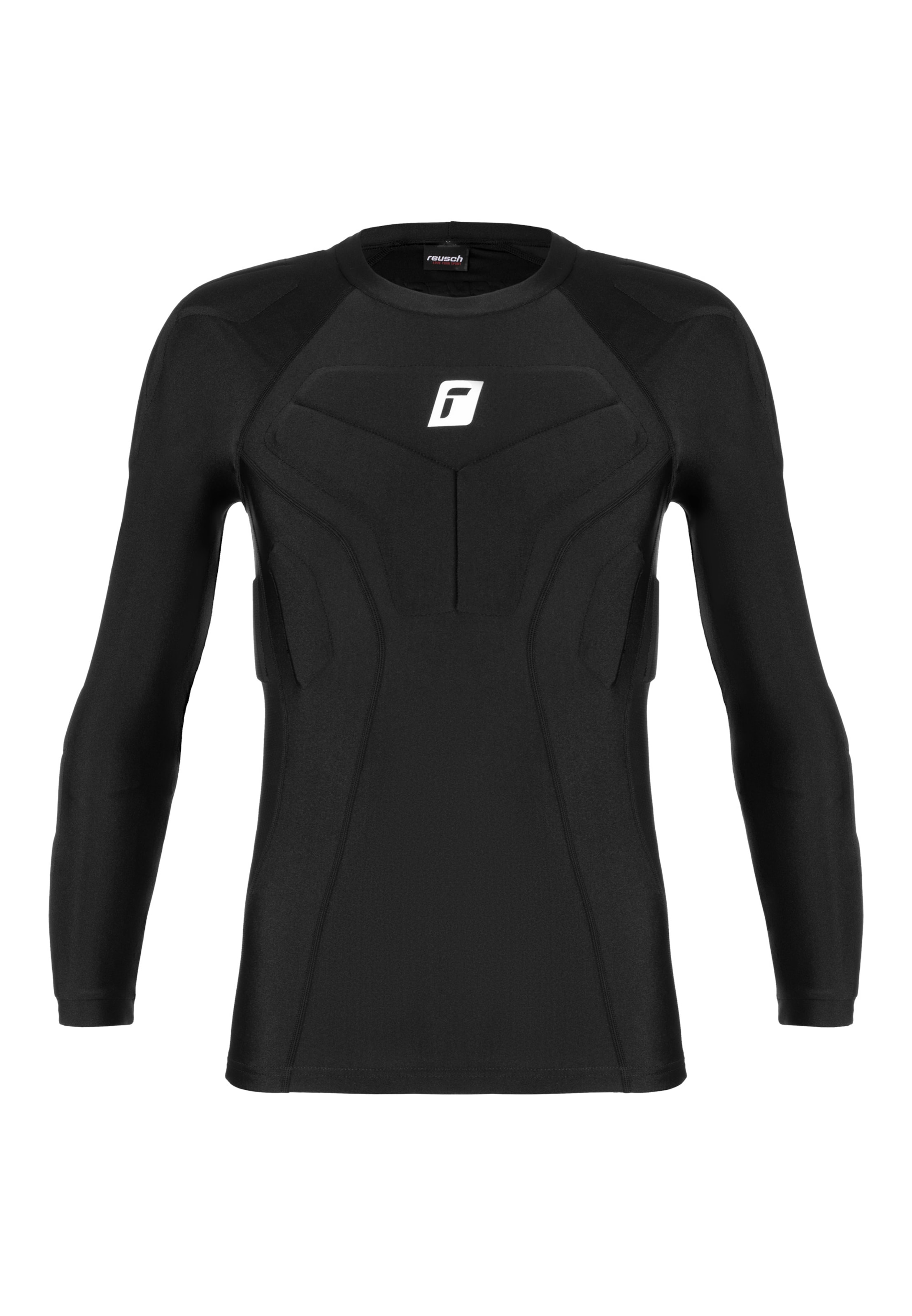 REUSCH Kompressionsshirt in Schwarz: Vorderseite