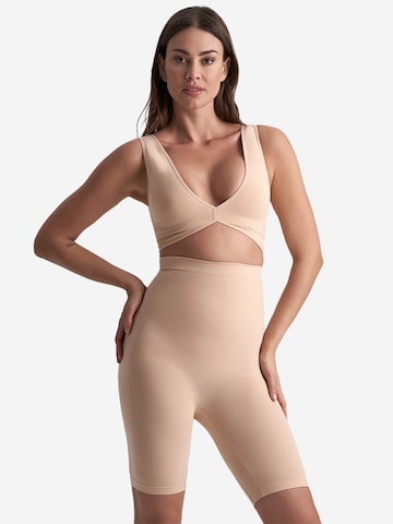 Bye Bra Push-up Shapingtop 'Soft Touch Seamless Reversible Bra Top' in Beige