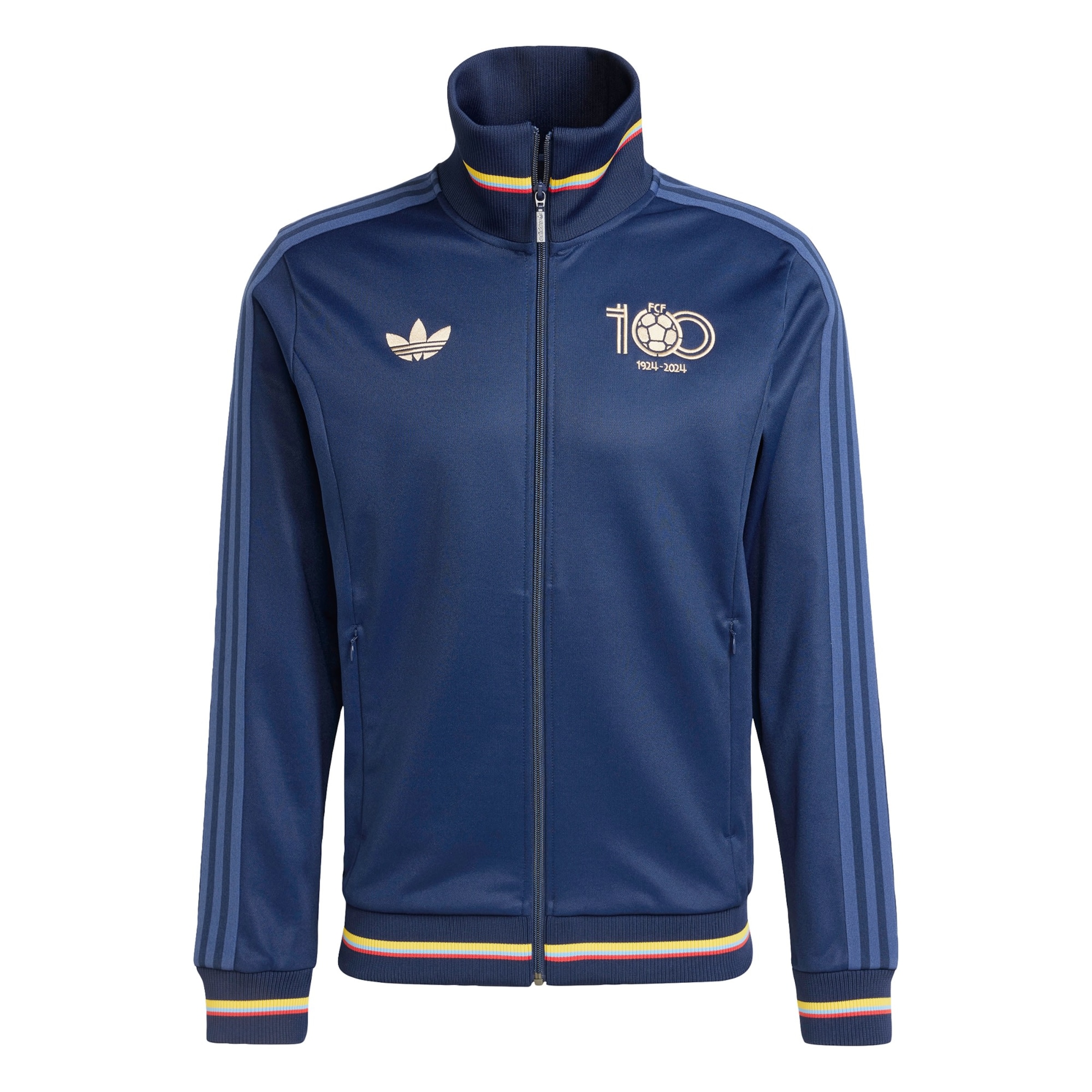 ADIDAS PERFORMANCE Sportsweatjacke 'Colombia Anniversary' in Blau: Vorderseite