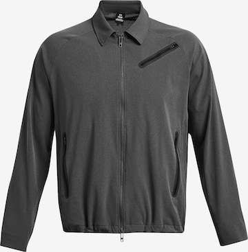 UNDER ARMOUR Athletic Jacket 'Unstoppable Vent' in Grey: front