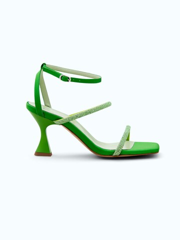 EDITED - Sandalias 'Viktoria' en verde: frente