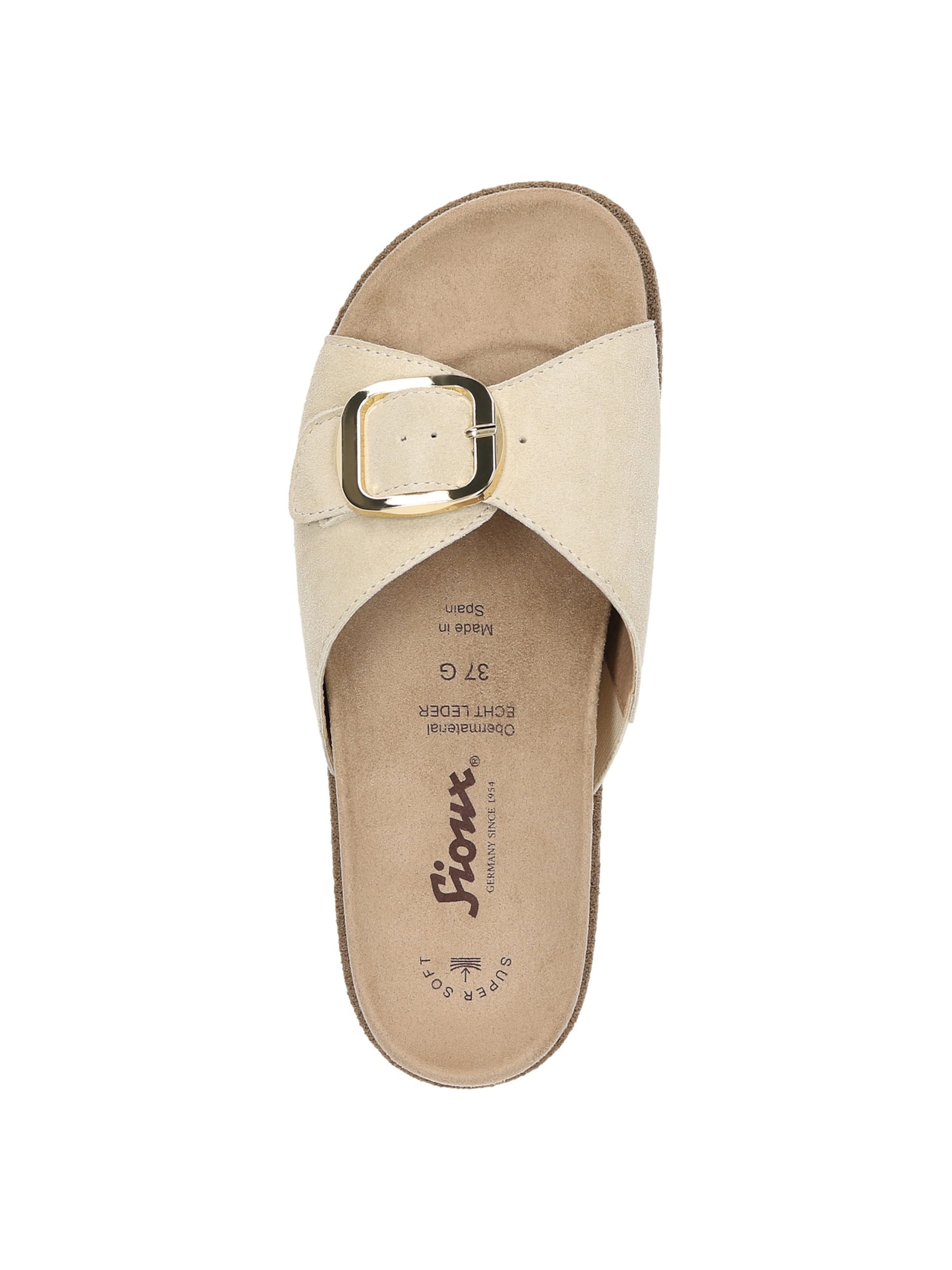 SIOUX Mules 'Yumidera-700' in Beige