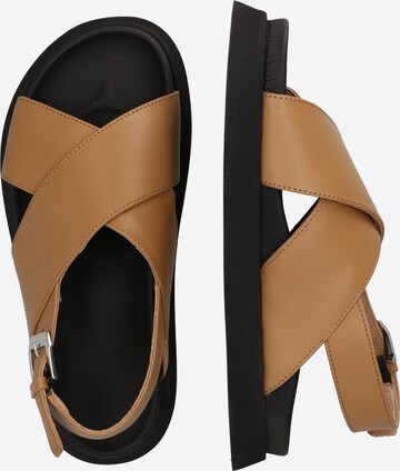 Garment Project Sandals in Brown