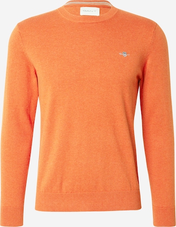 GANT Sveter 'CLASSIC' - Oranžová: predná strana