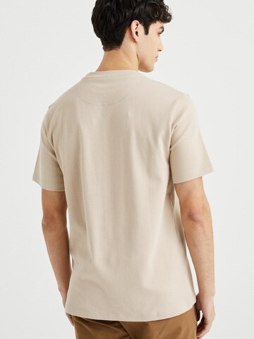 T-Shirt WE Fashion en beige