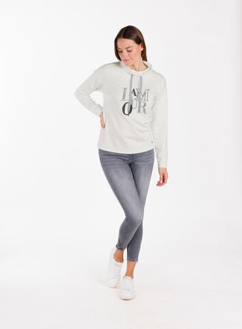 Key Largo Sweatshirt ' AMORE ' in Beige