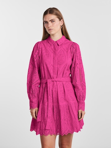 Y.A.S Shirt Dress 'HOLI' in Purple: front
