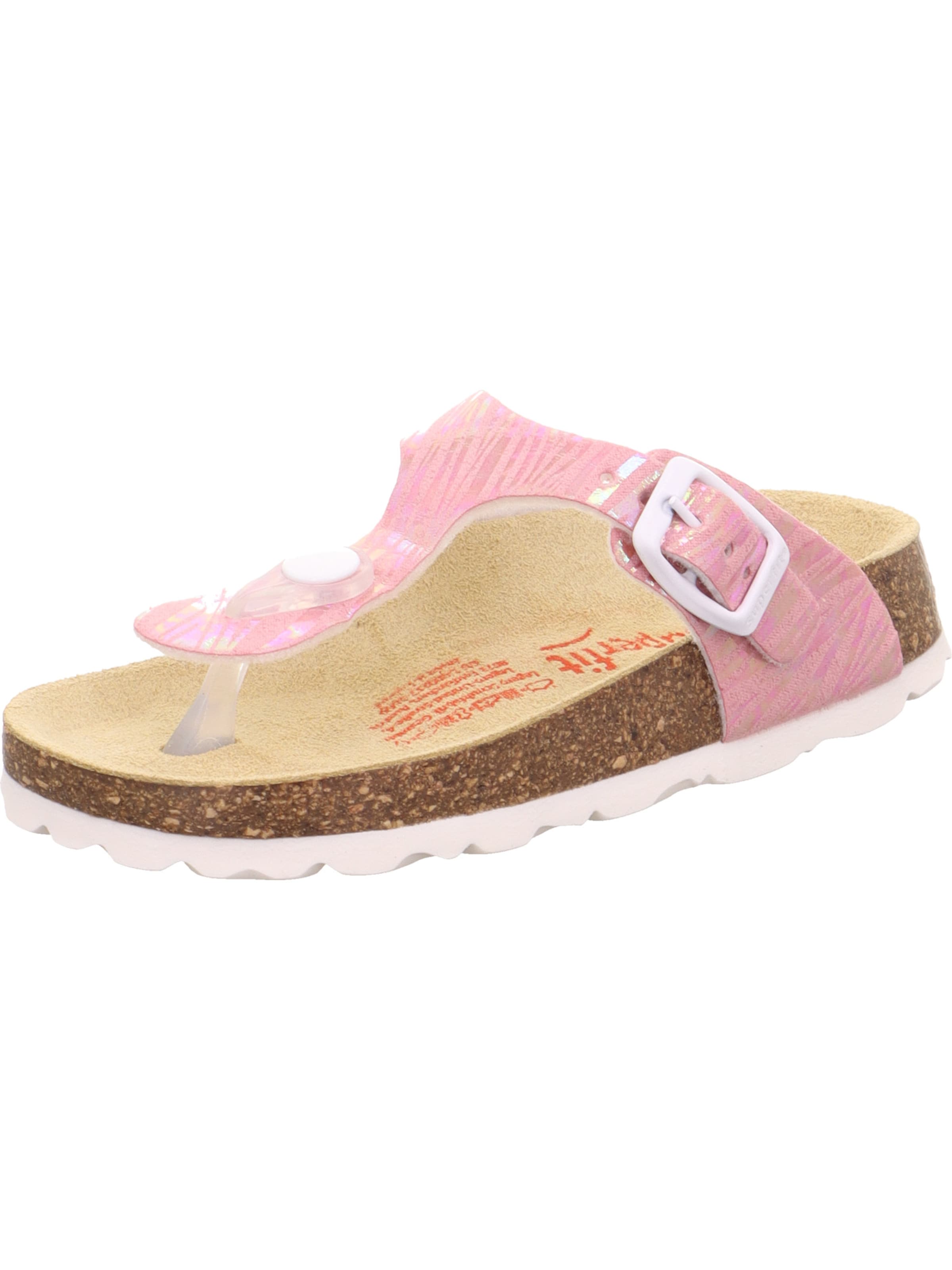 SUPERFIT Zehentrenner in Pink: Vorderseite