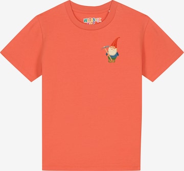 T-Shirt 'Gartenzwerg' watabout.kids en orange : devant