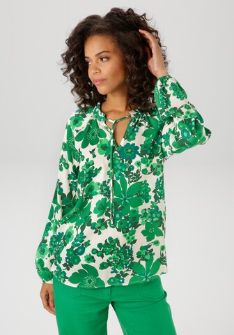 Aniston CASUAL Blouse in Green: front