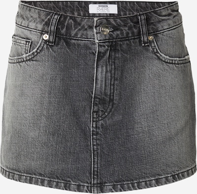 RÆRE by Lorena Rae Nederdel 'Chanie' i grey denim, Produktvisning