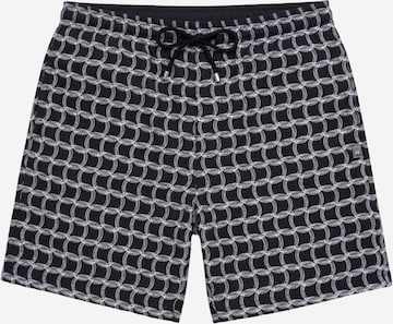 Shorts de bain 'Monogram' HACOY en noir : devant