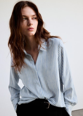 MANGO Bluse i blå: forside