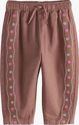 Next Tapered Housut värissä ruskea: etupuoli