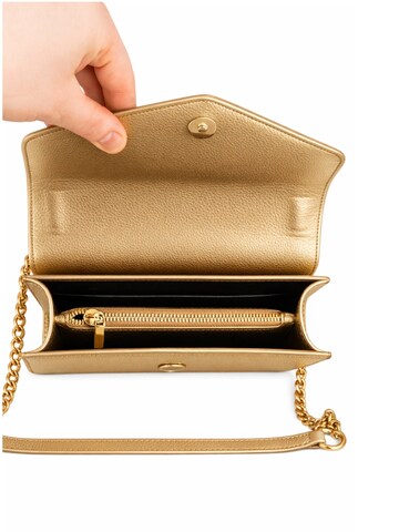 Sellenes - Bolso de hombro 'MoonS Gold' en beige