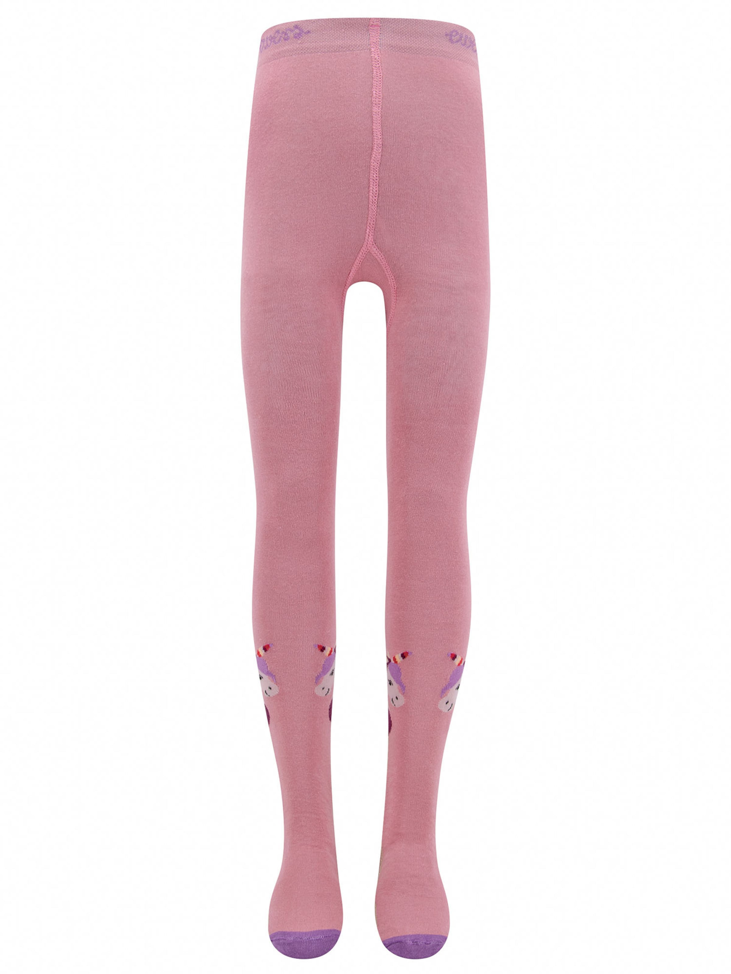 EWERS Чорапогащи 'Einhorn' в розово: отпред