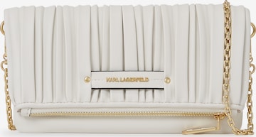Karl Lagerfeld Axelremsväska i vit: framsida