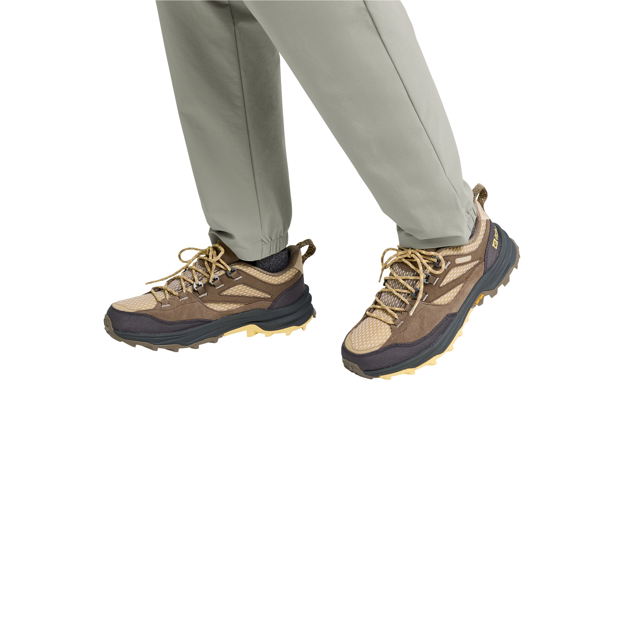 JACK WOLFSKIN Flats in Brown: front