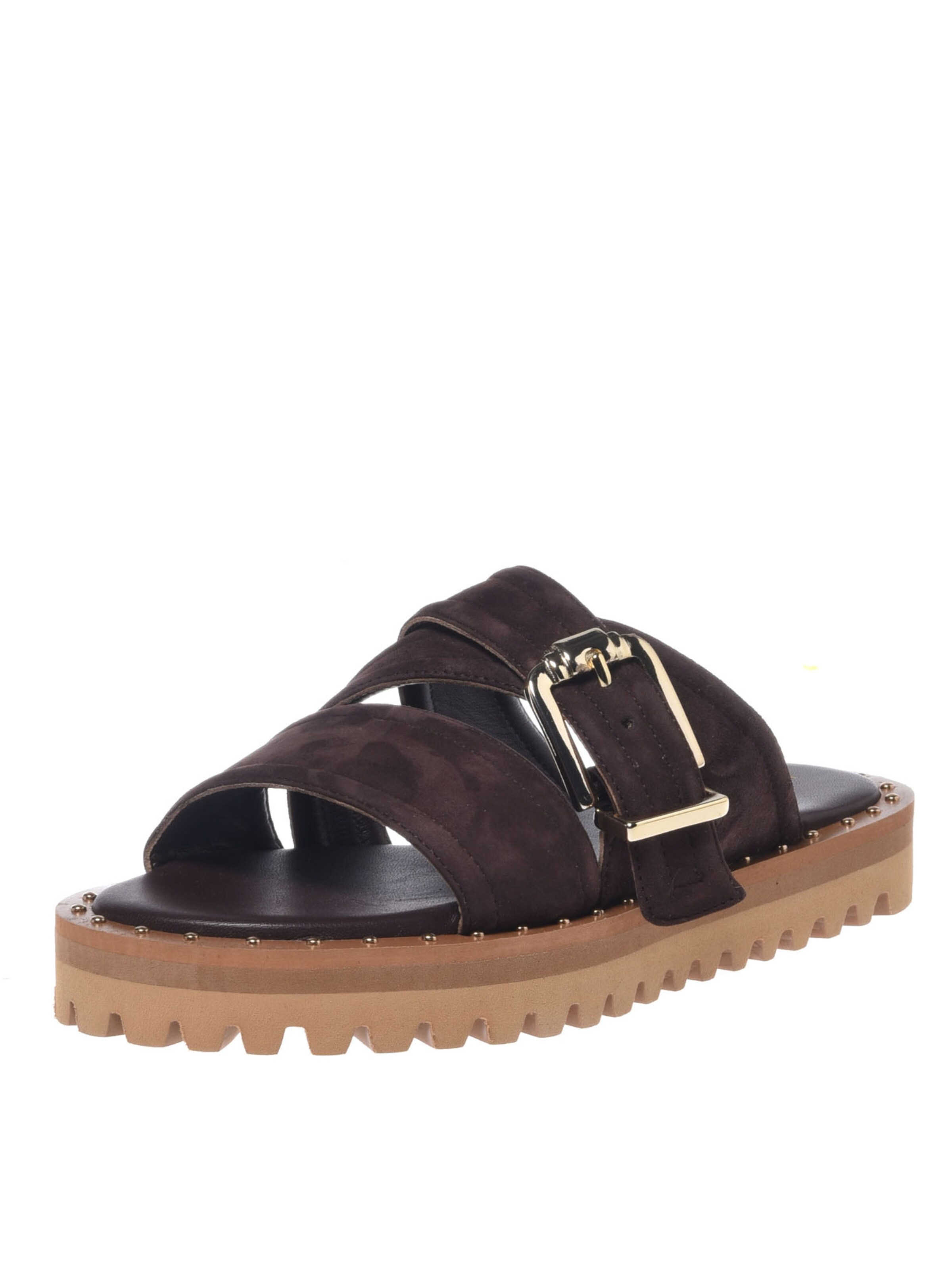 Mule BALDININI en marron : devant