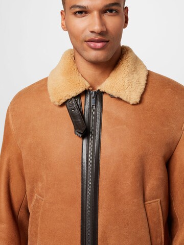 Dondup Between-season jacket 'MONTONE' in Brown