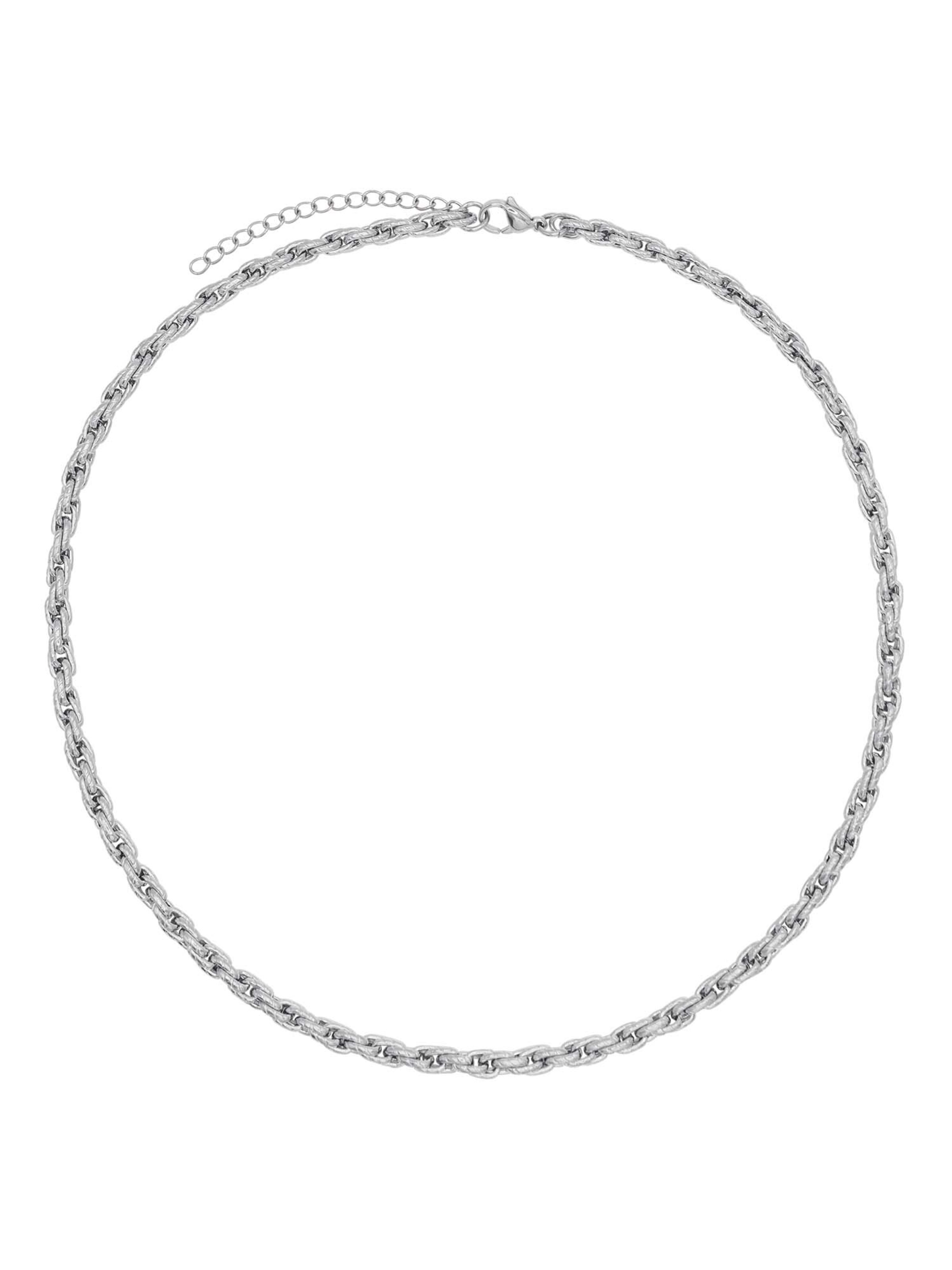 Heideman Ketting 'Olive' in Zilver: voorkant