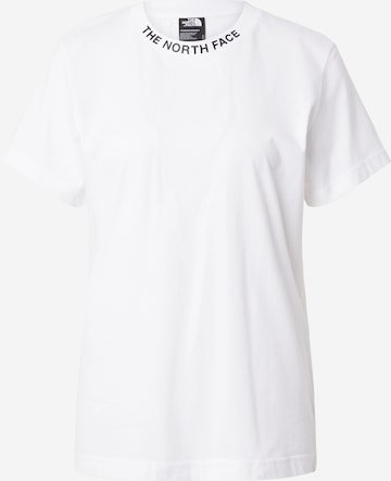 THE NORTH FACE Футболка 'ZUMU' в Белый: спереди