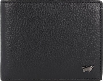 Braun Büffel Wallet 'Theo' in Black: front