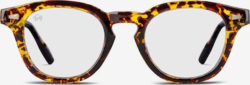 TWIG Concept Milano Glasses 'Bauman BlueLight' in Beige: front