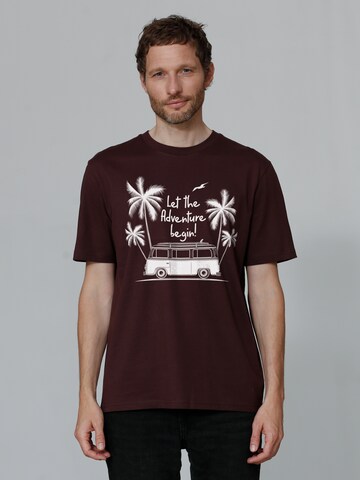 T-Shirt Watapparel en rouge : devant