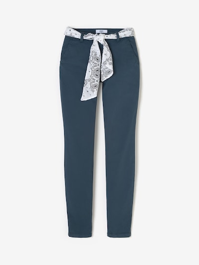 Le Temps Des Cerises Pantalon chino en bleu marine, Vue avec produit