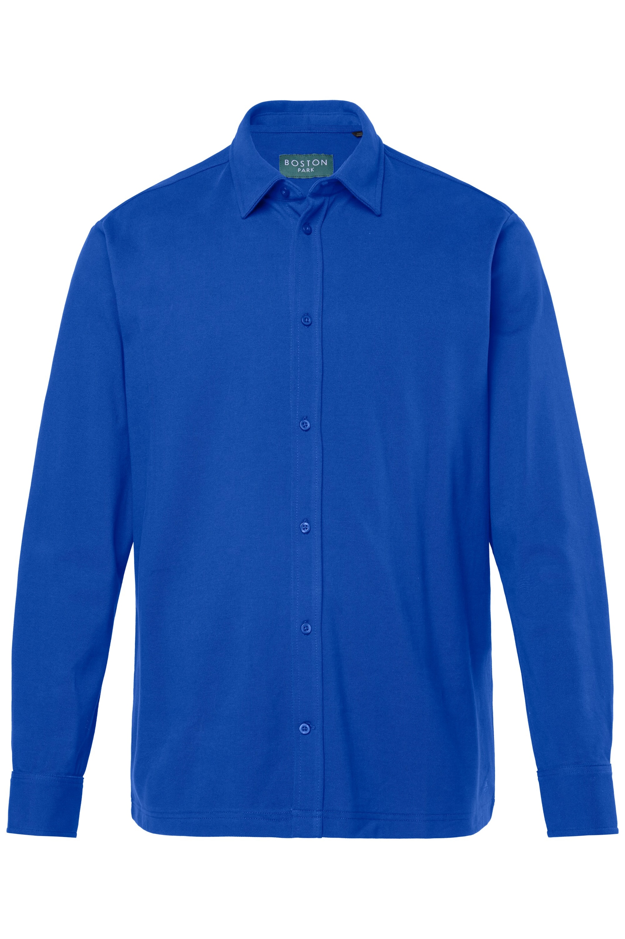 Boston Park Comfort fit Overhemd in Blauw: voorkant