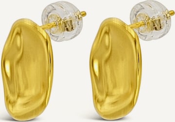 ARS-ARGENTI Ohrringe 'MELTING DRIP' in Gold: Vorderseite