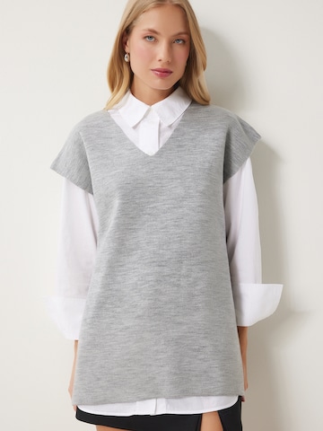 Happiness İstanbul Kampsun, värv hall: eest vaates