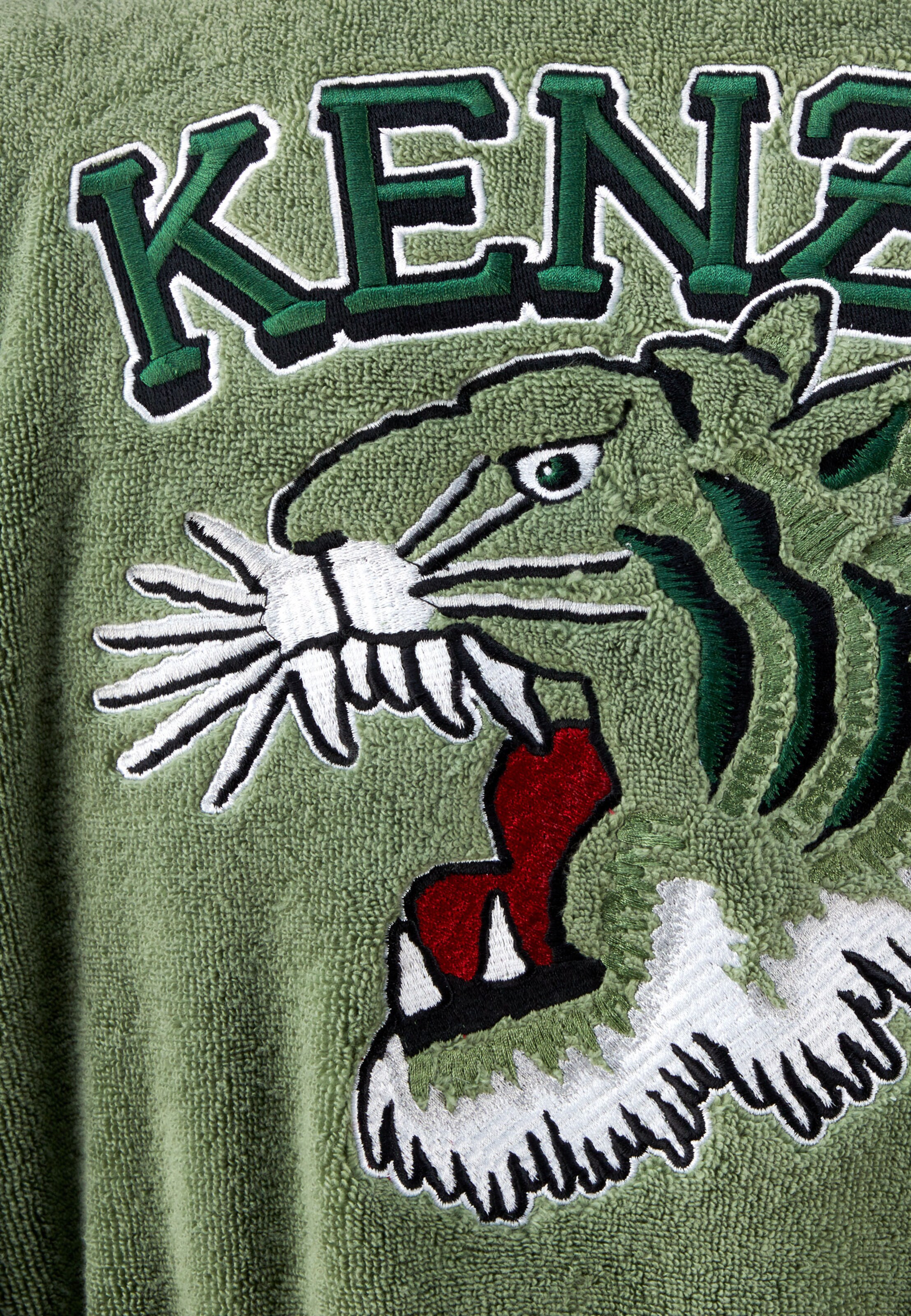Kenzo Home Long Bathrobe in Green