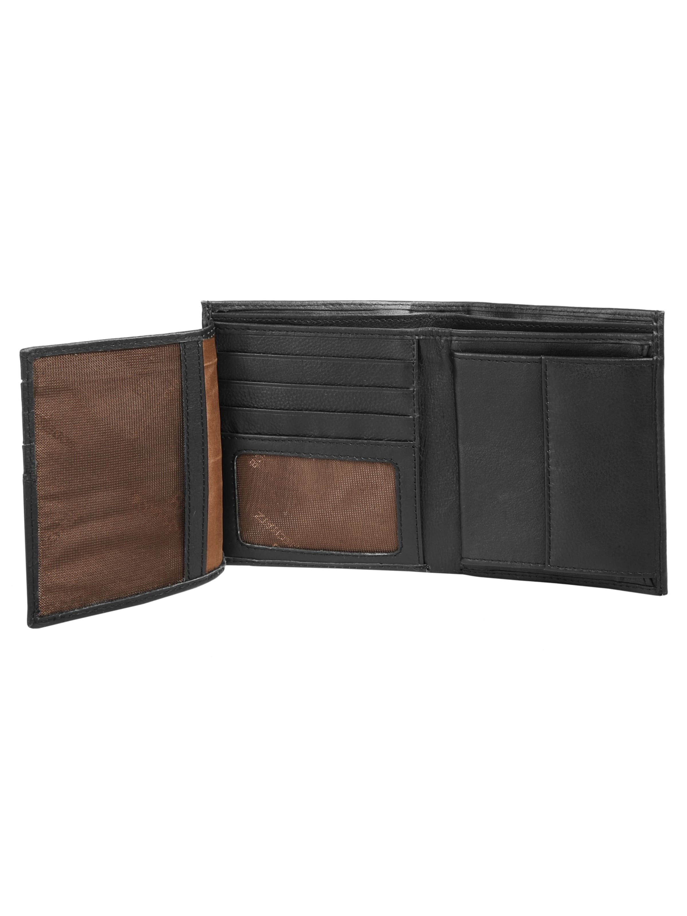 BODENSCHATZ Portemonnaie 'CATANIA'‌‌‌‌ in Schwarz