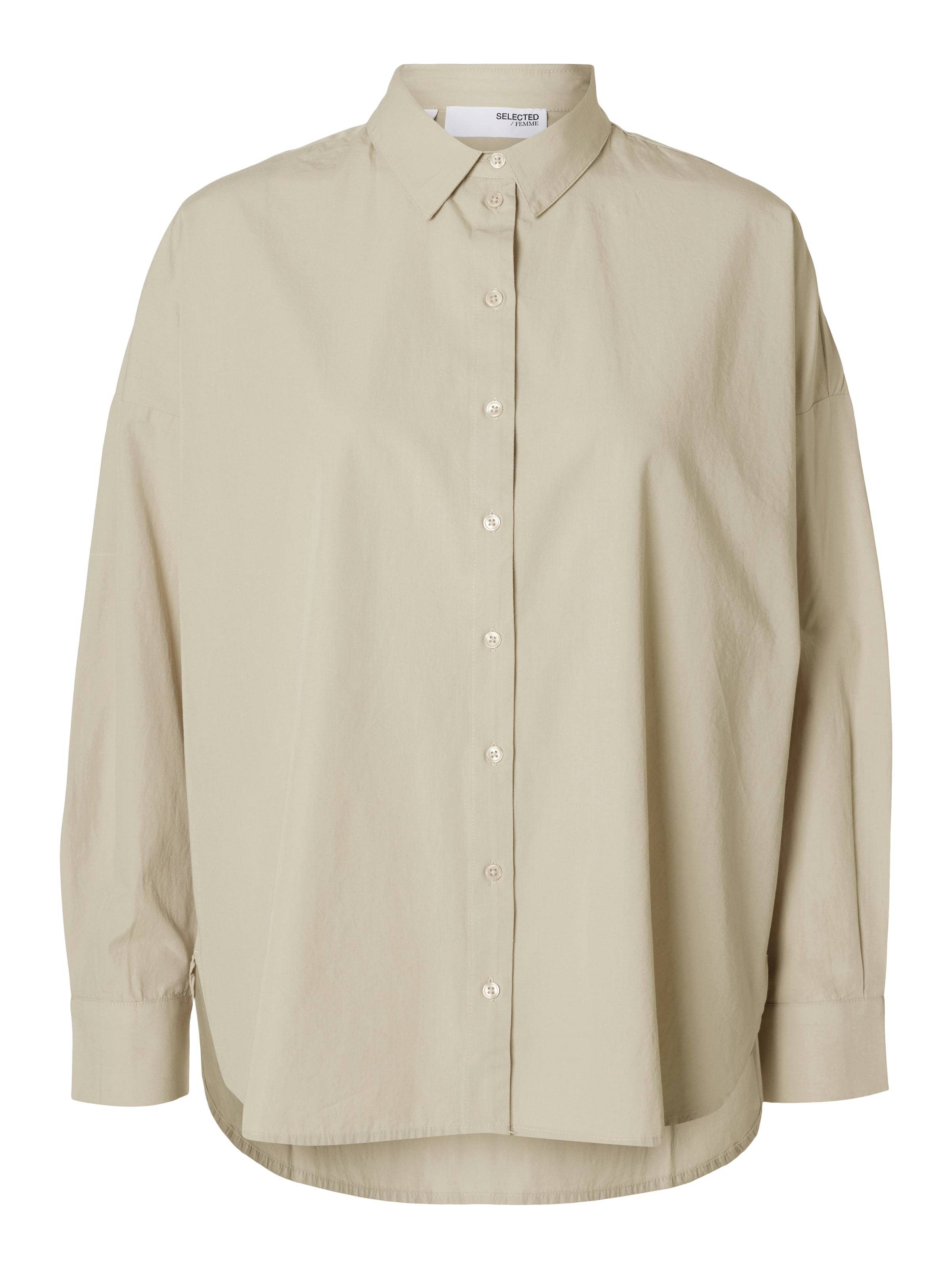 SELECTED - Blusa 'SLFDina- Sanni' en gris: frente