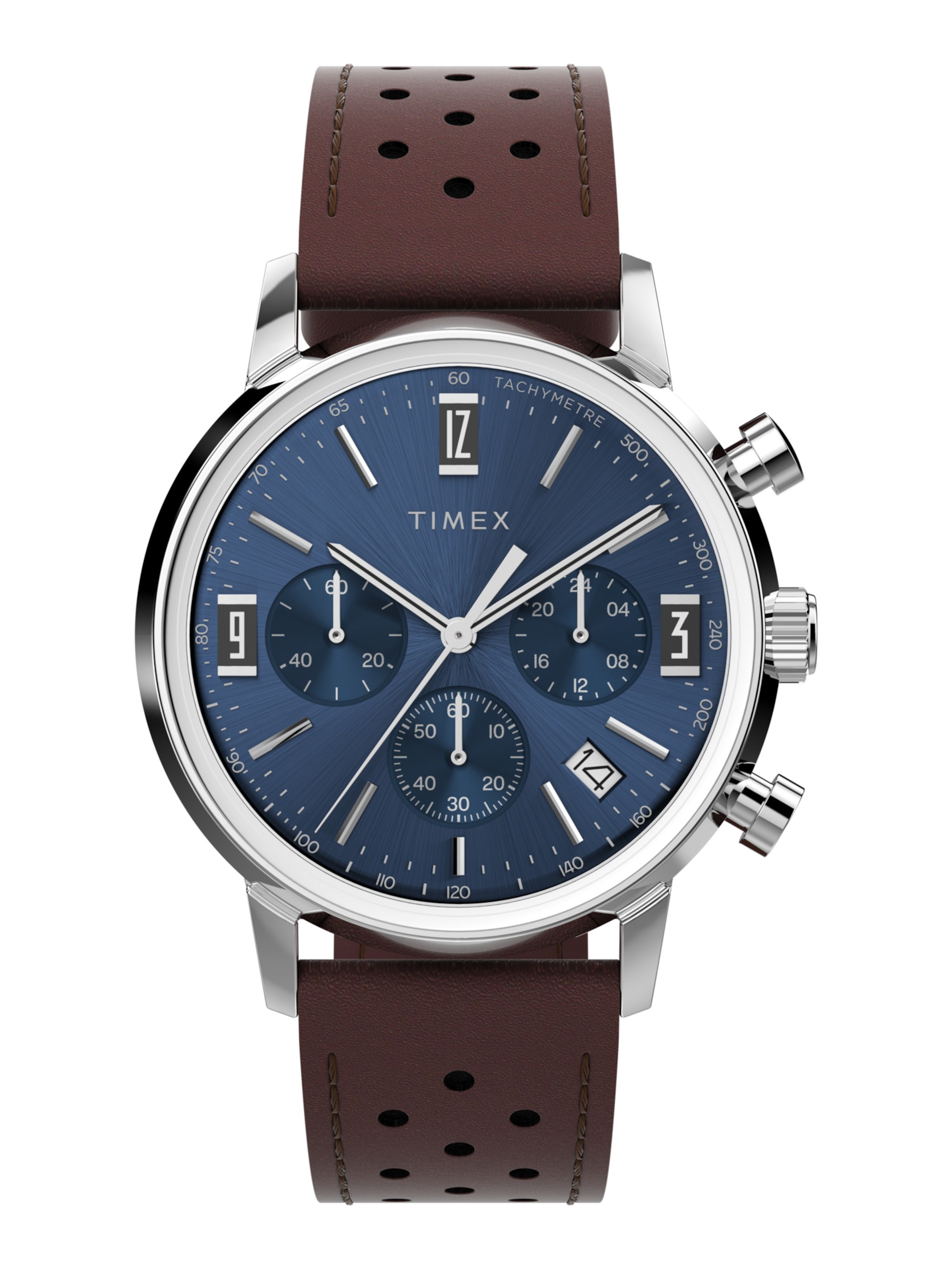 TIMEX Analoog horloge 'Marlin®' in Blauw: voorkant