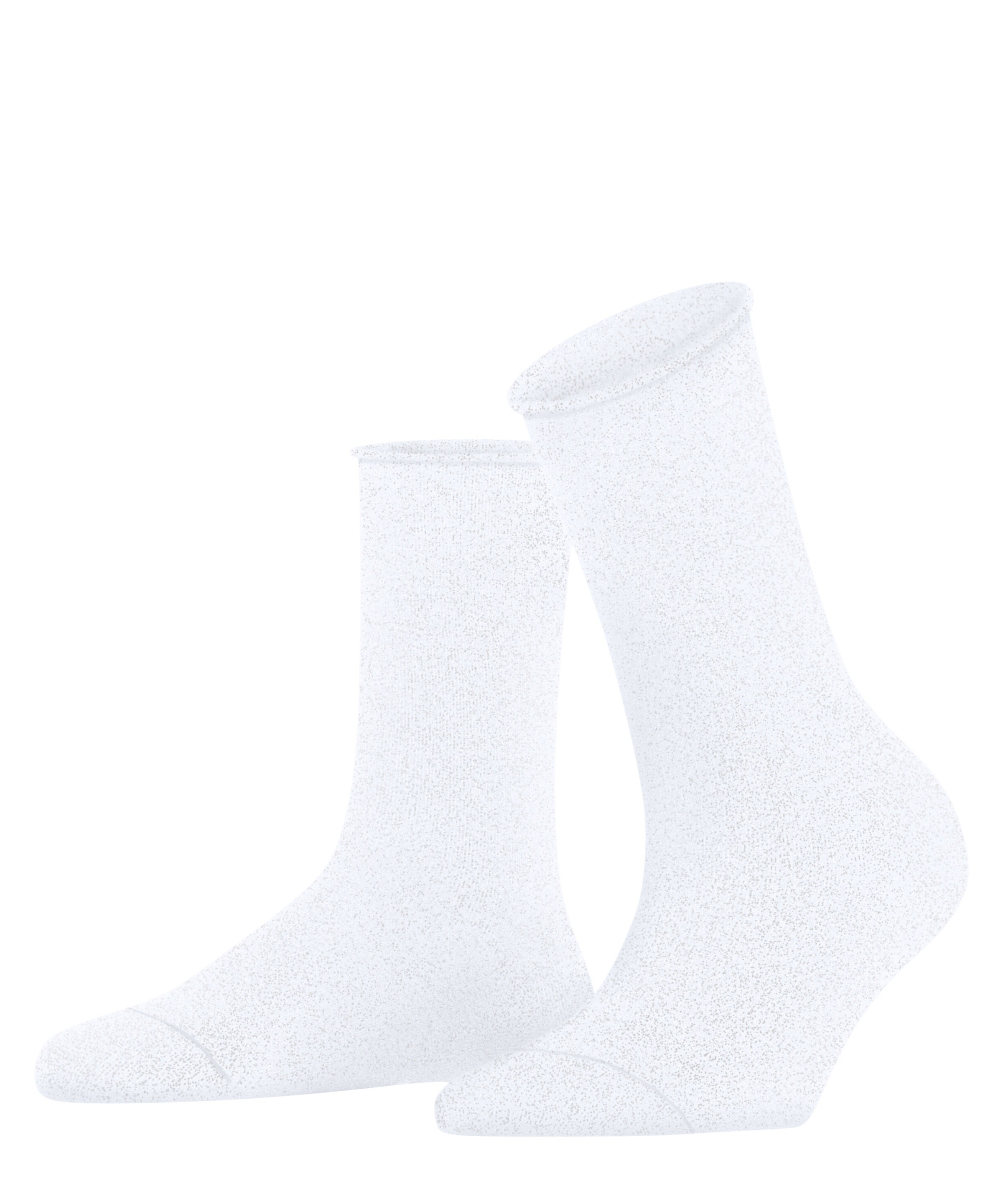 FALKE Socks 'Shiny' in White: front