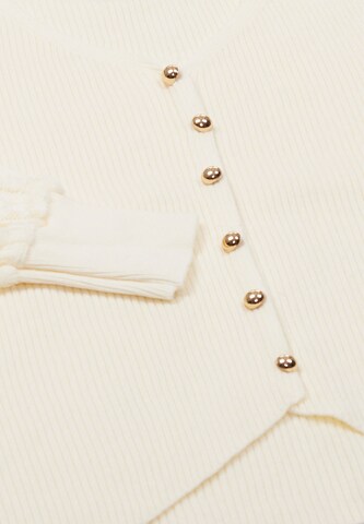 Cardigan NAEMI en blanc