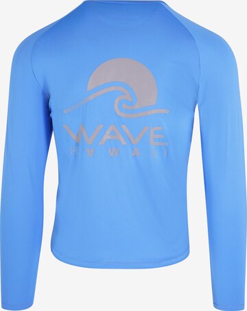 Wave Hawaii Performance Shirt ' Rash Guard ' in Blue