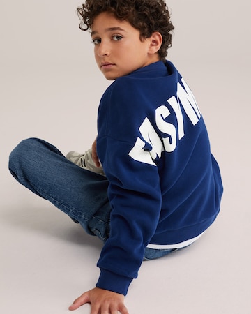 WE Fashion Sweatshirt in Blauw