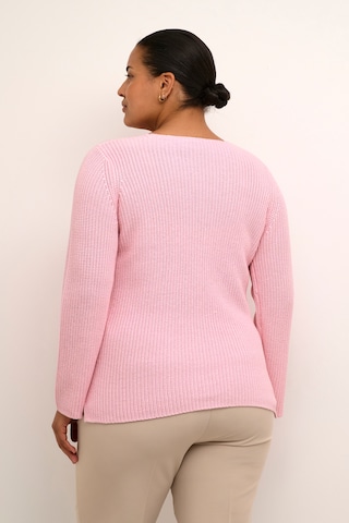 Pull-over KAFFE CURVE en rose