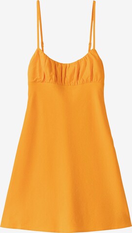 Bershka Letné šaty - oranžová: predná strana