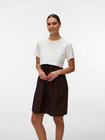 MAMALICIOUS Jurk in Bruin: voorkant