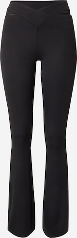 Tally Weijl - Acampanado Leggings en negro: frente