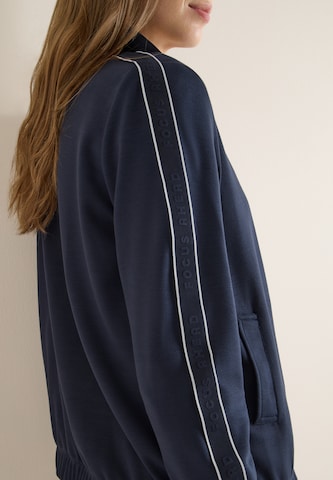 CECIL Zip-Up Hoodie in Blue