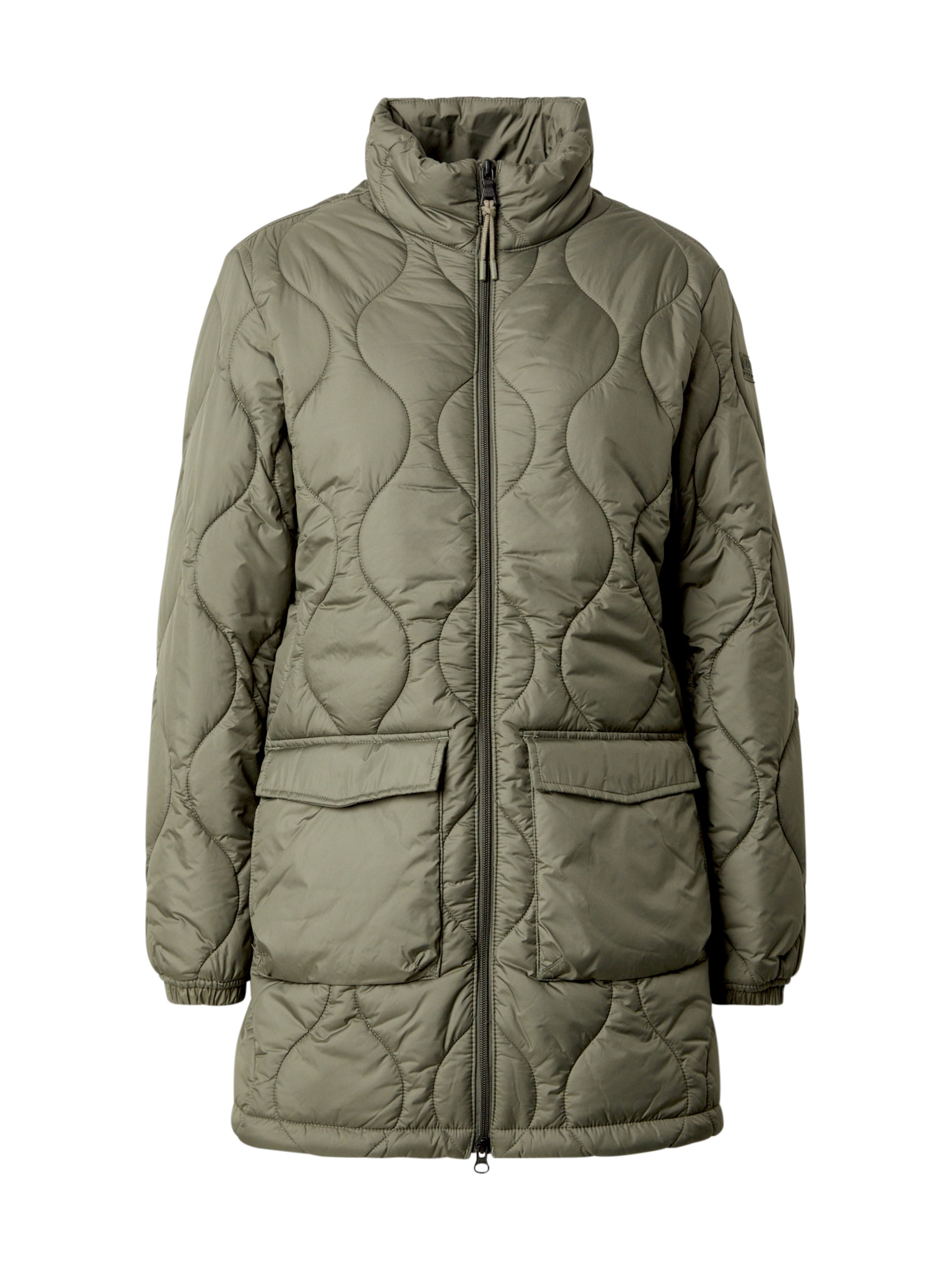 NAPAPIJRI Between-Seasons Coat in Green: front
