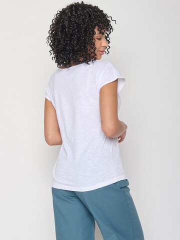 GREENBOMB Shirt 'Nature Reed' in Wit